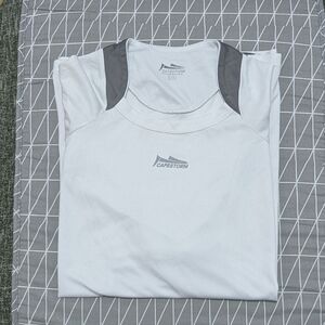Capestorm White and Gray Activewear Top